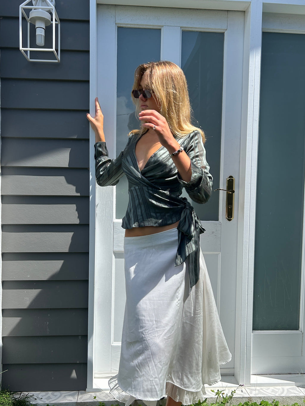 Wrap/Tie blouse