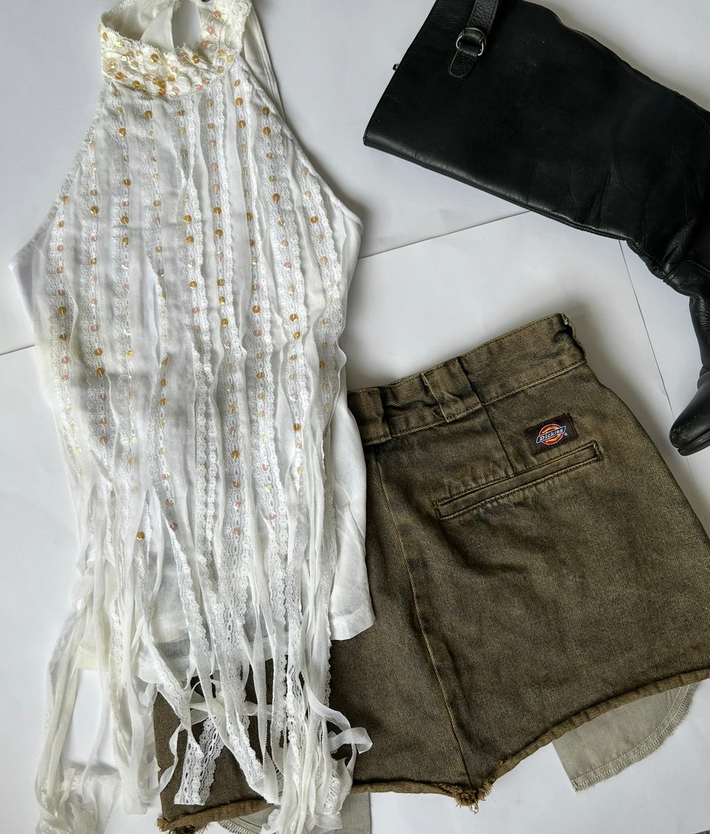 Sequin octo top