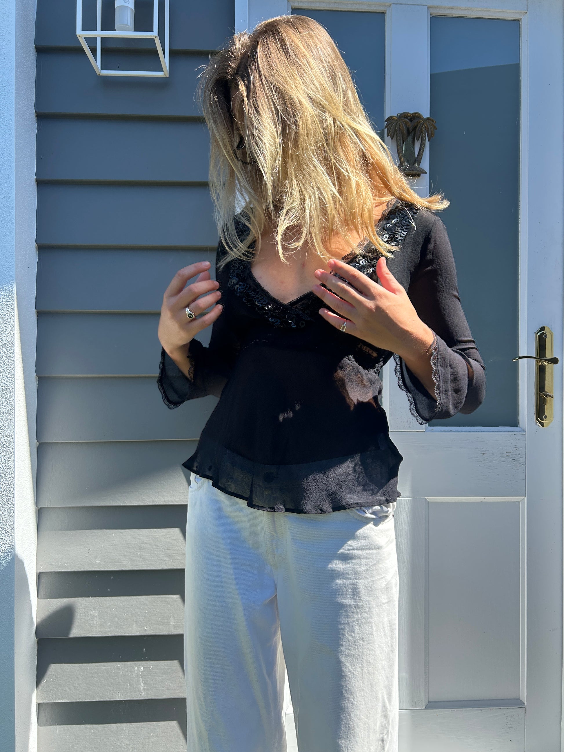 Sequin long sleeve