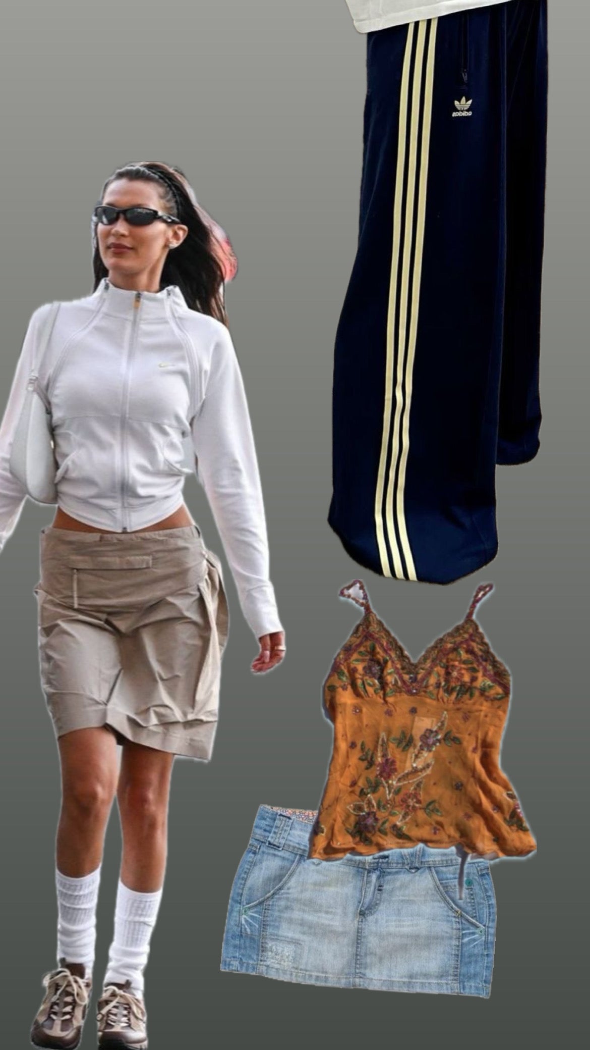 Y2K sporty girl box
