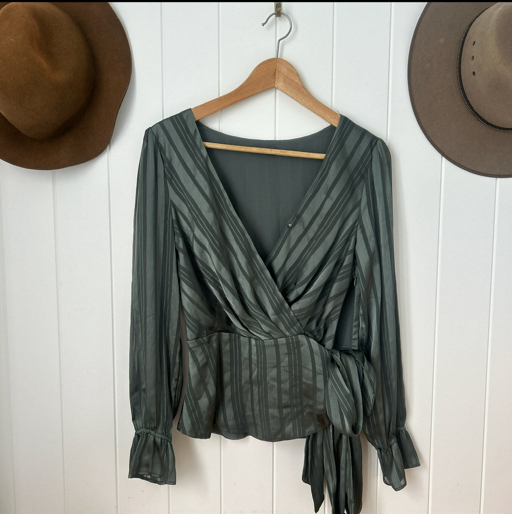Wrap/Tie blouse