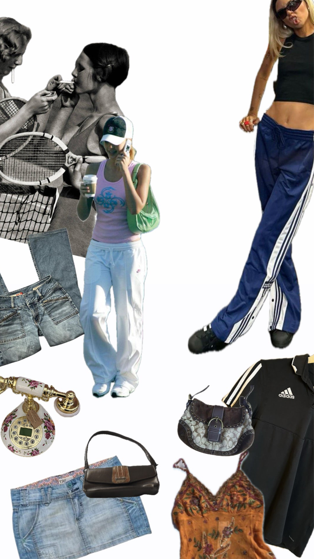 Y2K sporty girl box
